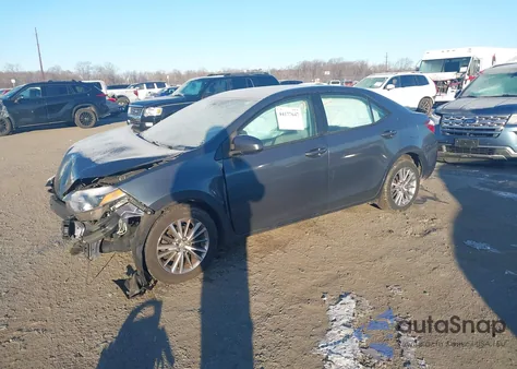 2014 Toyota Corolla Le Plus из США, поврежденный, VIN 2T1BURHE4EC038894